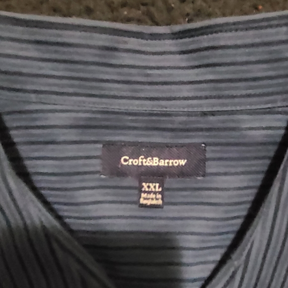 Croft & Barrow 2XL short sleeve button down shirt - Picture 2 of 3